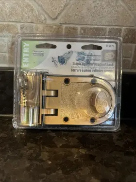 U-9970 Prime Line Products Defender Security Single Cylinder Entry Deadbolt Lock