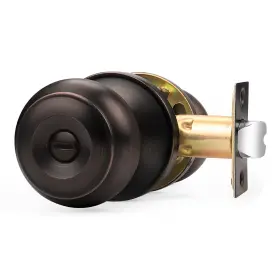 Dl609orbbk-1 Probrico Privacy Door Knob Bed Bathroom Interior Oil Rubbed Bronze