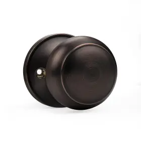 Dl609orbdm-1 Probrico #pack Flat Ball Single Dummy Door Knob Half 1 Pack Oil Rubbed Bronze