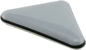 Mp75523 Products 2-1/2 Inch X 2 Triangle Magic Sliders Black And Gray 4 Pack