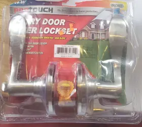 Ch82355 Protouch Entry Door Lever Lockset Nickel Silver Adjustable