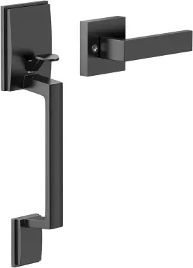 Roughshi 445029682630 Front Door Handle Exterior/interior Entry Lower Half Handleset Single Cylinder
