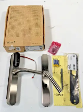 W40m Salto Qty. 5 Original Electronic Door Lock Polished Nickel New Open Box
