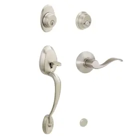 F62ply619accrh Schlage 043156167265 Rh Plymouth Accent Lever Dbl Cyl Hndl Tr