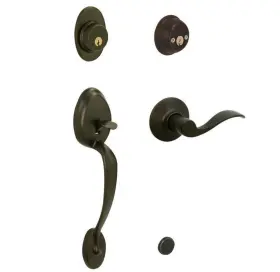 Schlage 043156195985 F62 Ply 613 Acc Lh Plymouth Double Cylinder Oil-rubbed Bronze Left-hand