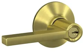 F51a Schlage 043156427086 Lat 608 Latitude Single Cylinder Keyed Entry Door Lever