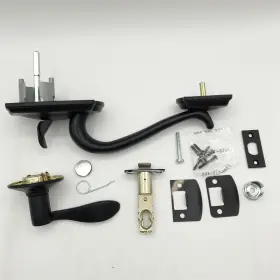 Fe285 Schlage 043156482559 Cam 622 Acc Lh Camelot Trim Front Entry Handleset Matte Black