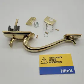 Fe285 Schlage 043156523351 605 Acc Cam Lh Lower Half Handleset Camelot Trim Brass Read