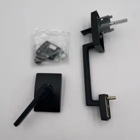 Fe285 Schlage 043156523504 Cen 622 Lat Entry Handleset With Latitude Lever Matte Black