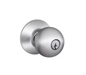 Schlage 043156939824 New Commercial Keyed Entry Door Lockset F51 Csv Orb 626 Satin Chrome