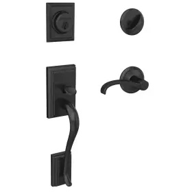 Schlage 313101940930 Custom Addison Single Cylinder Door Handleset With Whitney Handle And Alden Trim