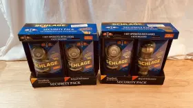 3dead Schlage Vintage Bolts And Keyed Entry Security Combo Pack Antique Brass