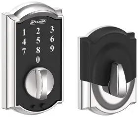 Be375cam625 Schlage Be375-cam Chrome Camelot Touch Keyless Electronic Deadbolt