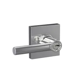 F51a-brw-col Schlage Broadway Single Cylinder Keyed Entry Door