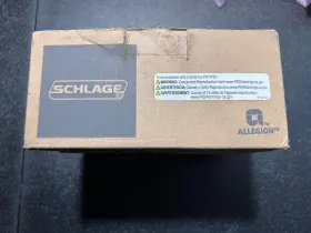F51a-lat-619 Schlage Single Cylinder Keyed Entry Door Set Satin Nickel F51a Lat 619 - Chrome