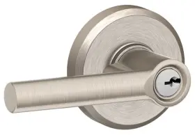 F51abrw619gsn Schlage F51a-brw-gsn Broadway Single Cylinder Keyed Entry Door - Nickel
