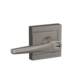 F51aelr619uld Schlage F51a-elr-uld Eller Single Cylinder Keyed Entry Door Lever - Nickel