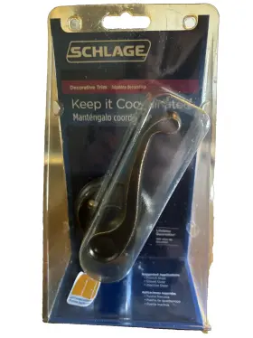F51afla619 Schlage F170 V Fla 716 Aged Bronze Flair Lever Left Hand Door Handle Nip