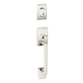 F58cen618 Schlage F58-cen Century Single Cylinder Exterior Entrance - Nickel