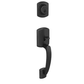 F58grw622 Schlage F58 Grw 622 Greenwich Single Cylinder Exterior Entrance Handleset