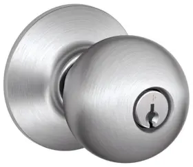 F80-orb Schlage Orbit Storeroom Door Knob Set