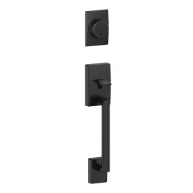 F92cen622 Schlage F92-cen Century Exterior One-sided Dummy Handleset - Black