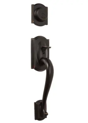 F93cam716acclh Schlage Camelot Dummy Door Handleset With Left Handed Handle F93 Cam 716 Acc Lh