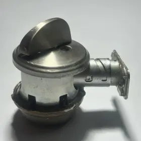 Hjl0815 Schlage Vtg Front Door Brushed Nickel - Keyhole And Dead Bolt Lock #hjl0815