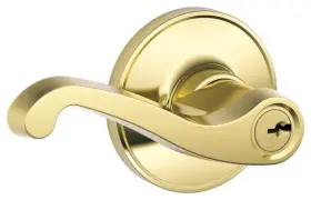J54las605 Schlage J54-las Lasalle Single Cylinder Keyed Entry Door Lever - Brass