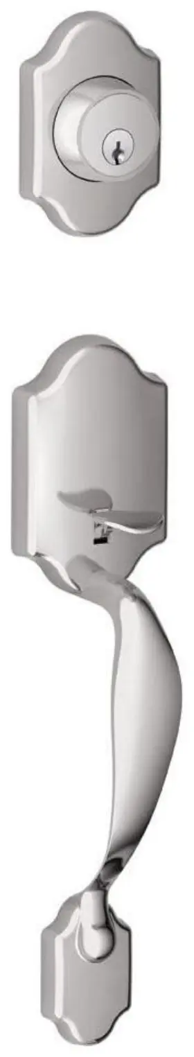 Jh58prs625 Schlage Jh58-par Paris Single Cylinder Keyed Entry Handleset - Chrome