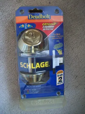 P513-234-a Schlage Grade 2 Security Deadbolt Keyed Entry Br262 V 4 505 605 New
