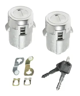 2428ms001 Scuari 2pcs Car Door Locks Lock Cylinder With Key Accessories Front Left Right D