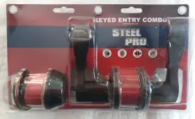 201002 Steel Pro Keyed Wave Entry Combo Oil Rubbed Bronze New
