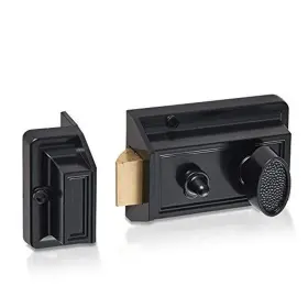 Sumbin 721353039188 Rim Night Latch For Front Door Black Color