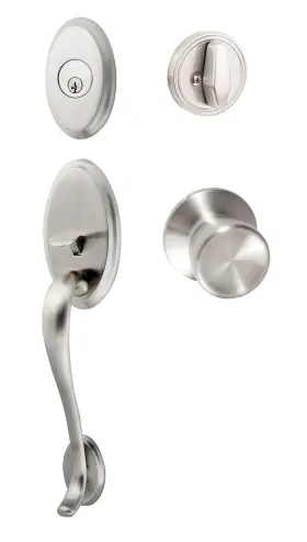 An507-tl Sure-loc Aspen Sectional Single Cylinder Keyed Entry - Nickel