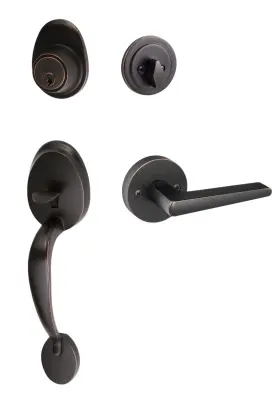 At507-bs-rd Sure-loc Alta Sectional Single Cylinder Keyed Entry - Bronze