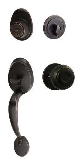 At507-jn Sure-loc Alta Sectional Single Cylinder Keyed Entry - Bronze