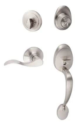 At507-sb Sure-loc Lh Alta Left Handed Sectional Single Cylinder - Nickel