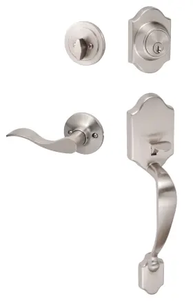 Cr507-sb Sure-loc Lh Coral Left Handed Sectional Single Cylinder - Nickel
