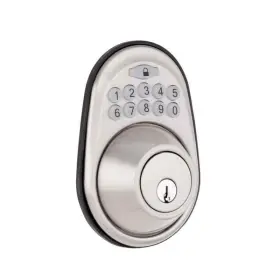 Dk201-rd Sure-loc Electronic Single Cylinder Keyless Entry - Nickel