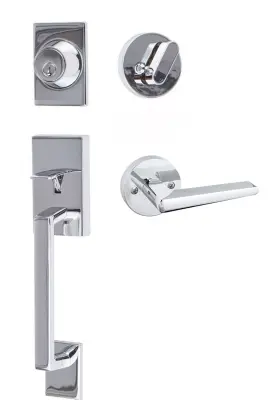 Kn507-r-bs-rd Sure-loc Koln Sectional Single Cylinder Keyed Entry - Chrome