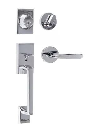 Kn507-r-tr Sure-loc Koln Sectional Single Cylinder Keyed Entry - Chrome