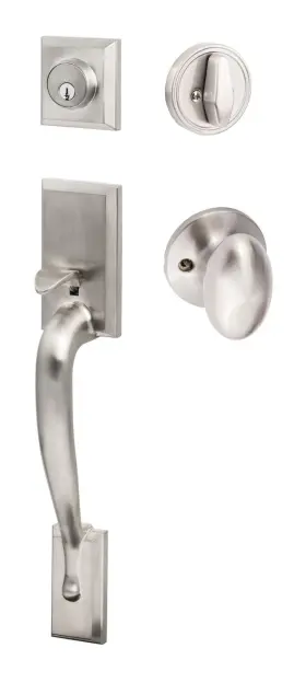 Ma507-ar Sure-loc Madison Sectional Single Cylinder Keyed Entry - Nickel