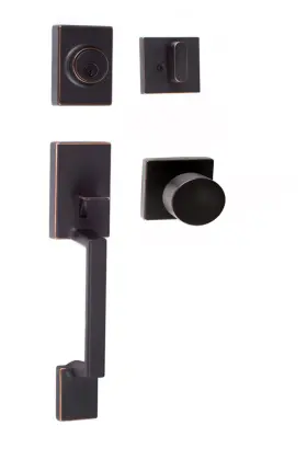 Sh507-s-bg-sq Sure-loc Stockholm Sectional Single Cylinder Keyed - Bronze