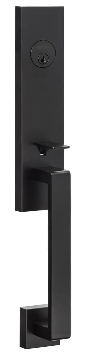 Tn500-fbl Sure-loc Tn500 Turin One Piece Dummy Set Handleset - Black
