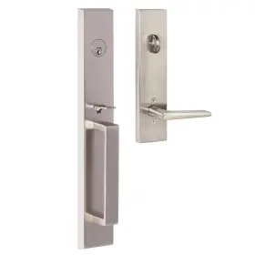 Vl507-bs Sure-loc Vail Full Plate Single Cylinder Keyed Entry - Nickel