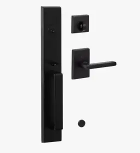 Sure-loc Vl507-fbl Sure-loc Ridgecrest Collection Vail Handleset Logan Trim Flat Black