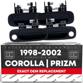 T1a-69220-02030 T1a Exterior Front Or Rear Driver And Passenger Door Handle 4-piece Set - Compati