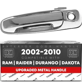 T1a T1a-cr3813zm-fl Exterior Front Driver Door Handle Upgraded Metal - Compatible With 2002-2009
