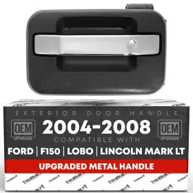 T1a T1a-fd3505zma-rl Exterior Rear Driver Door Handle Upgraded Metal - Compatible With 2004-2
